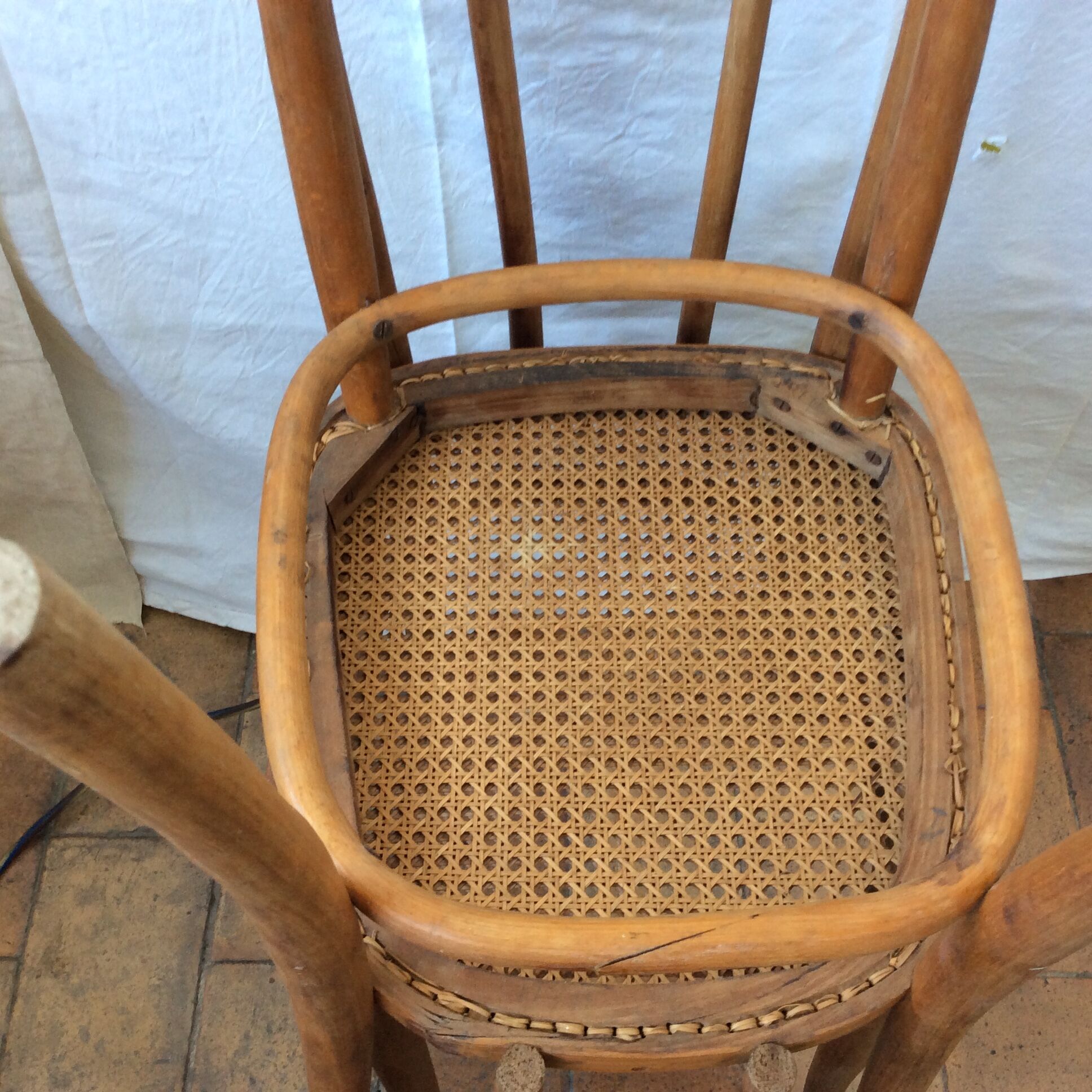 Pair of vintage bistro chairs
