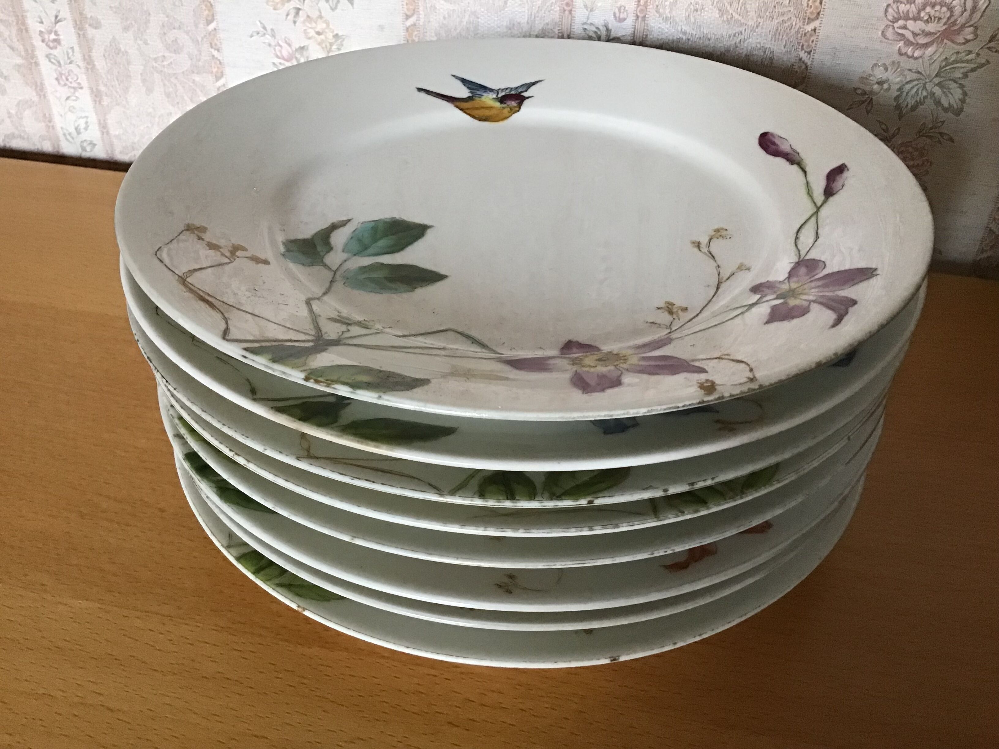 8 porcelain plates 21cm