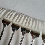 12 silver-plated dessert forks Guildar