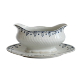 Gien "Memphis" iron clay sauce boat