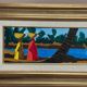 Original Swedish Oil on Panel – "Female Figures by a Stream", attributed to Lars Norrman – Signed – Vintage and Framed – 38 × 74 cm (15 × 29.1 inches)