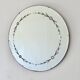 Miroir rond vintage sans cadre avec biseau