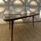 Vintage Coffee Table by Charles Ramos Free Form 1950