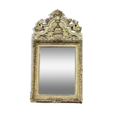 18th century Regency mirror in gilded wood