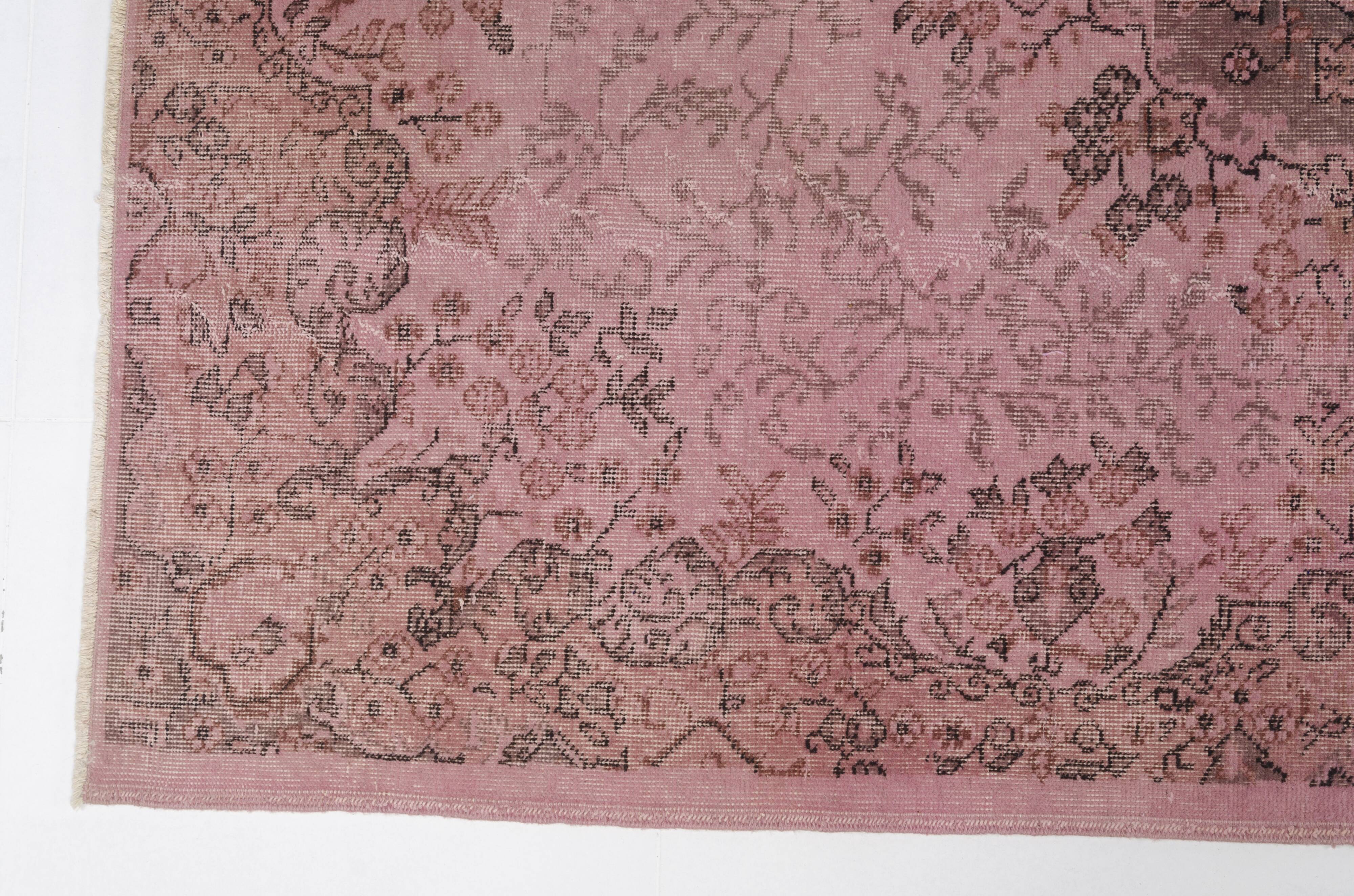 Home Decor Vintage Oushak Pink Rug sku 2530