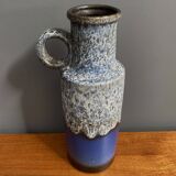 Vase Scheurich modèle 401-28 bleu et gris