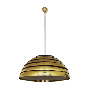 Lampe dôme en laiton par vereinigte Werkstätten