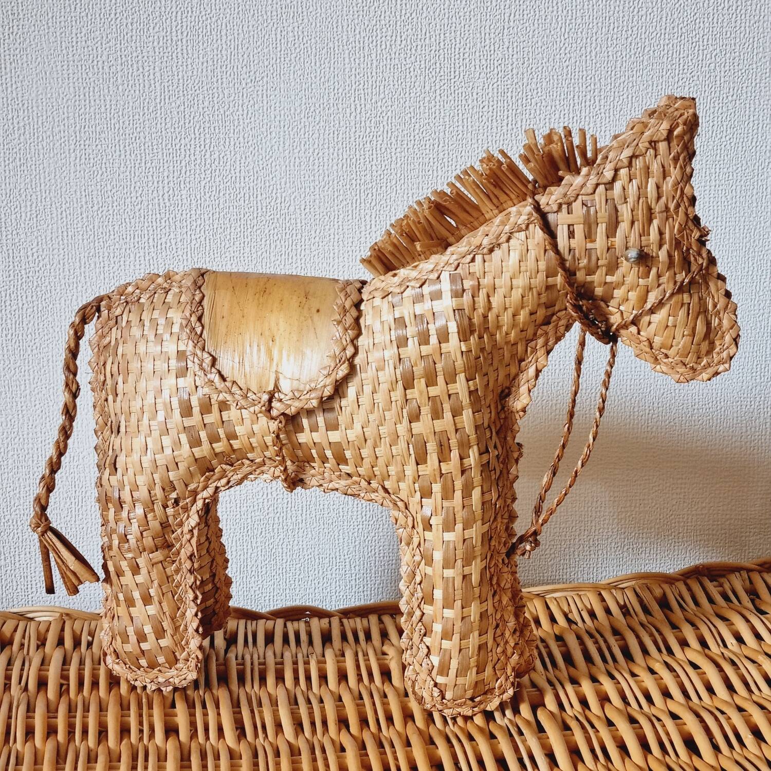 Wicker horse