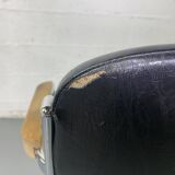 Black tubular office chair