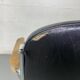 Fauteuil de bureau tubulaire noir