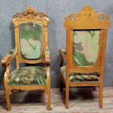 Pair of Art Nouveau armchairs