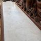 Petite étagère murale/console d’appoint Napoléon III — noyer sculpté e