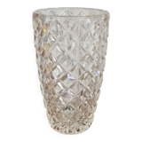Vase en verre ciselé