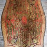 Louis XV table in red marquetry