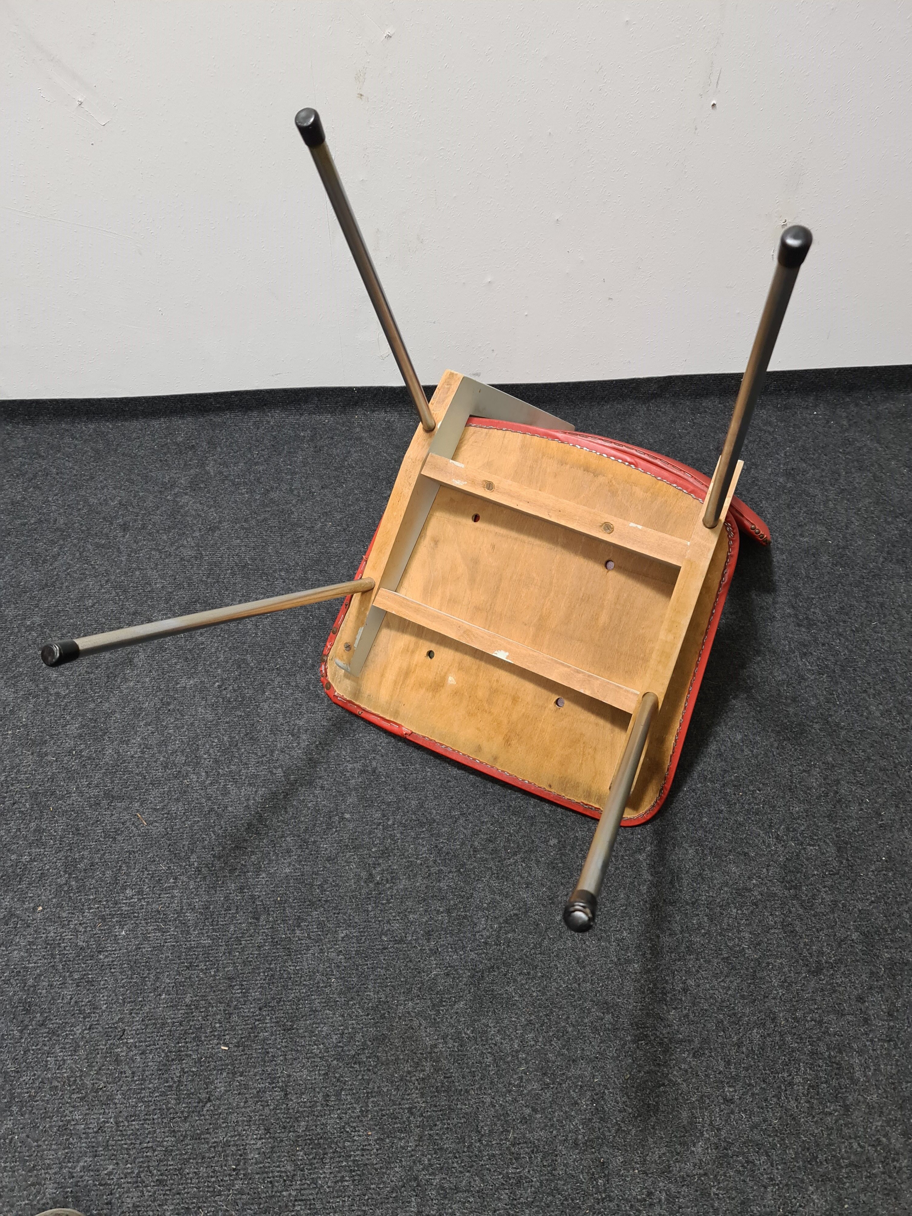 Four vintage kitchen chairs 50