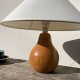 Wooden pear lamp 1980