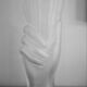 Sculptural vase "Victorian Hand" in frosted moulded glass — 19th century
