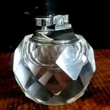 Faceted crystal table lighter