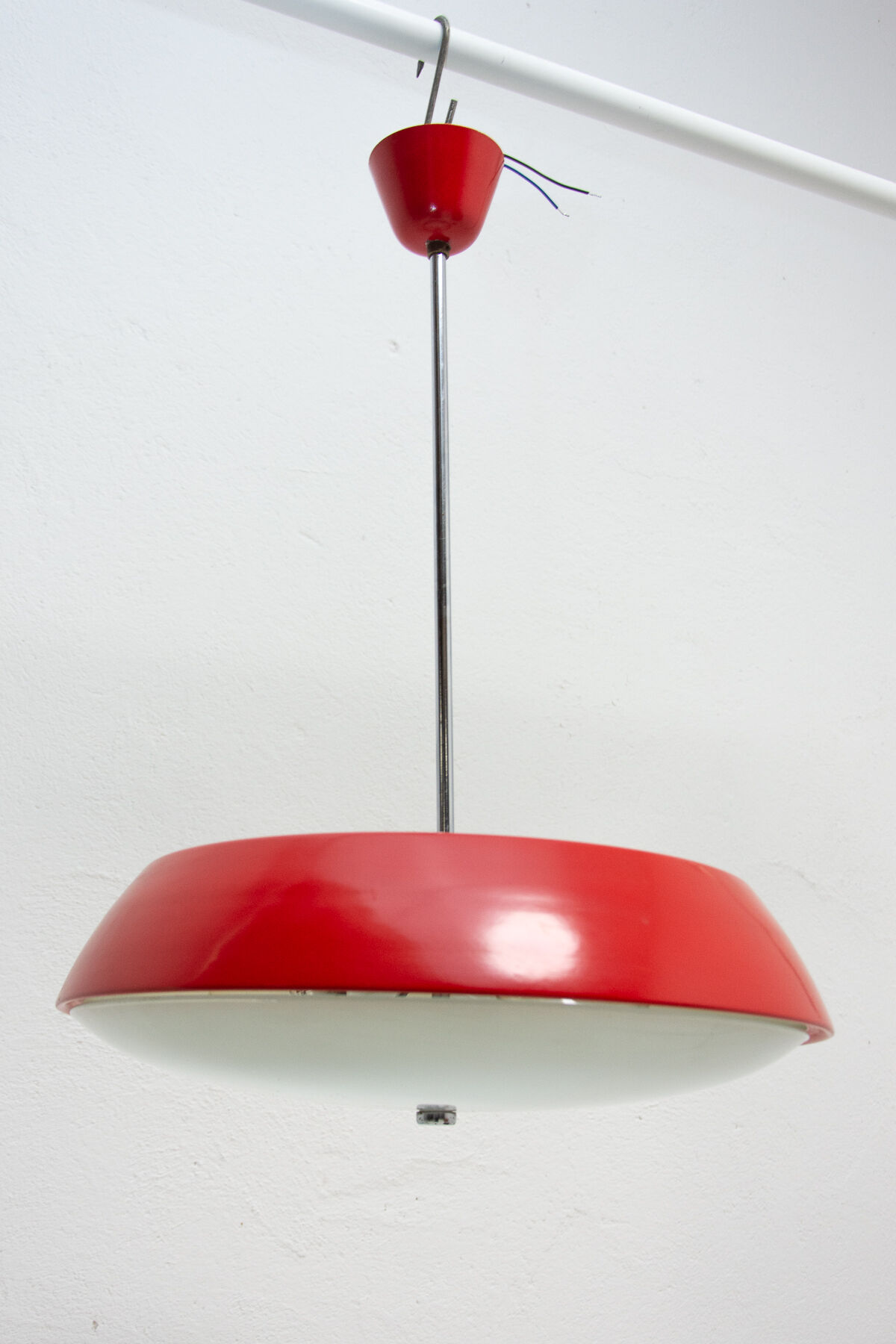 mid century space-age pendant lamp by josef hurka, czechoslovakia, 1960´s
