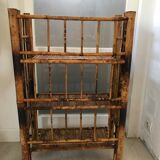 Foldable bamboo shelf