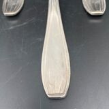 Silver metal cutlery