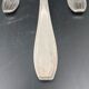 Silver metal cutlery