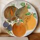 Glazed terracotta wall plate by Puidgemont
