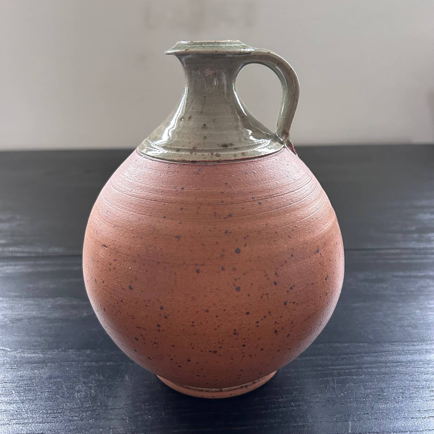 Two-tone stoneware jug