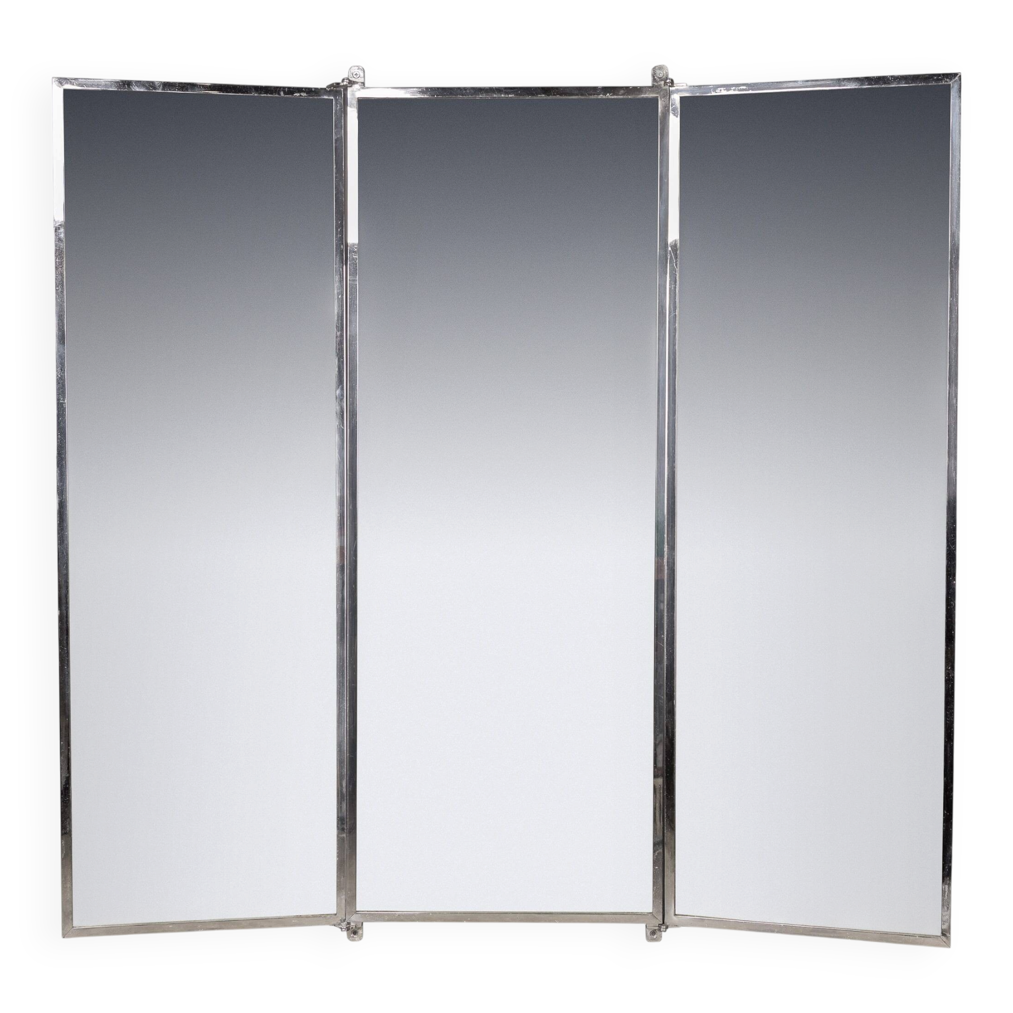 Vintage 20thc italian wall mounted mirror, milan c.1950