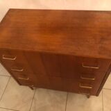 Scandinavian wooden chest of drawers from the 1960s