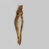 French 20th century baroque style gilded crested mirror