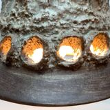 Brutalist ceramic pendant from the mid-century modern period by Judi Kunst.