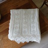 Antique crochet bedspread