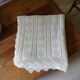Dessus de lit ancien en crochet