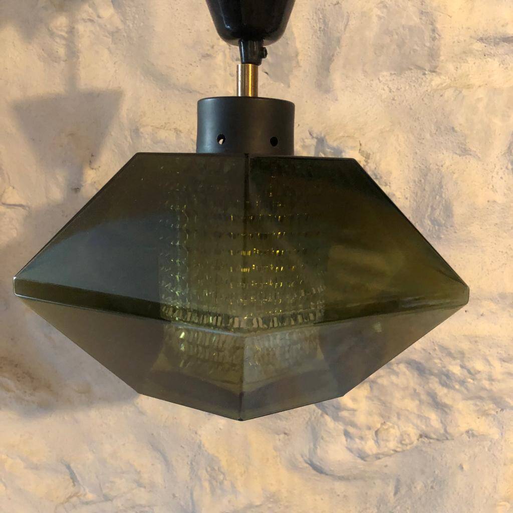SCANDINAVIAN GLASS PENDANT PENDANT BY CARL FAGERLUND, 1960s