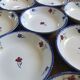 Digoin vintage calotte plates, Mary-Lou
