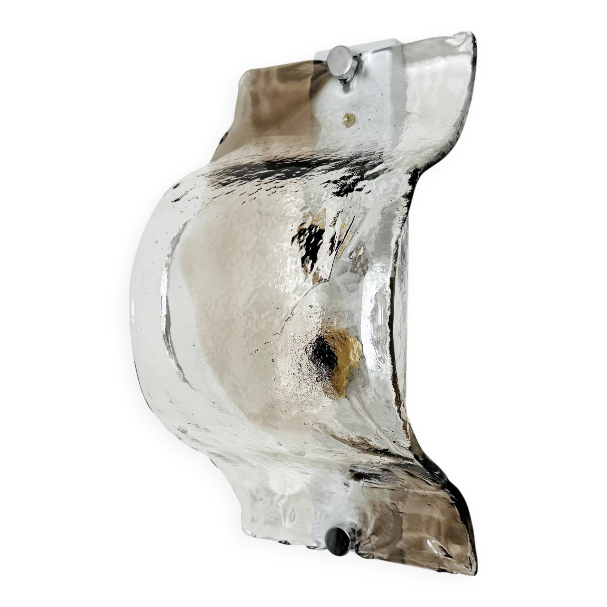Murano Glass Wall or Ceiling Lamp by Carlo Nason for Mazzega