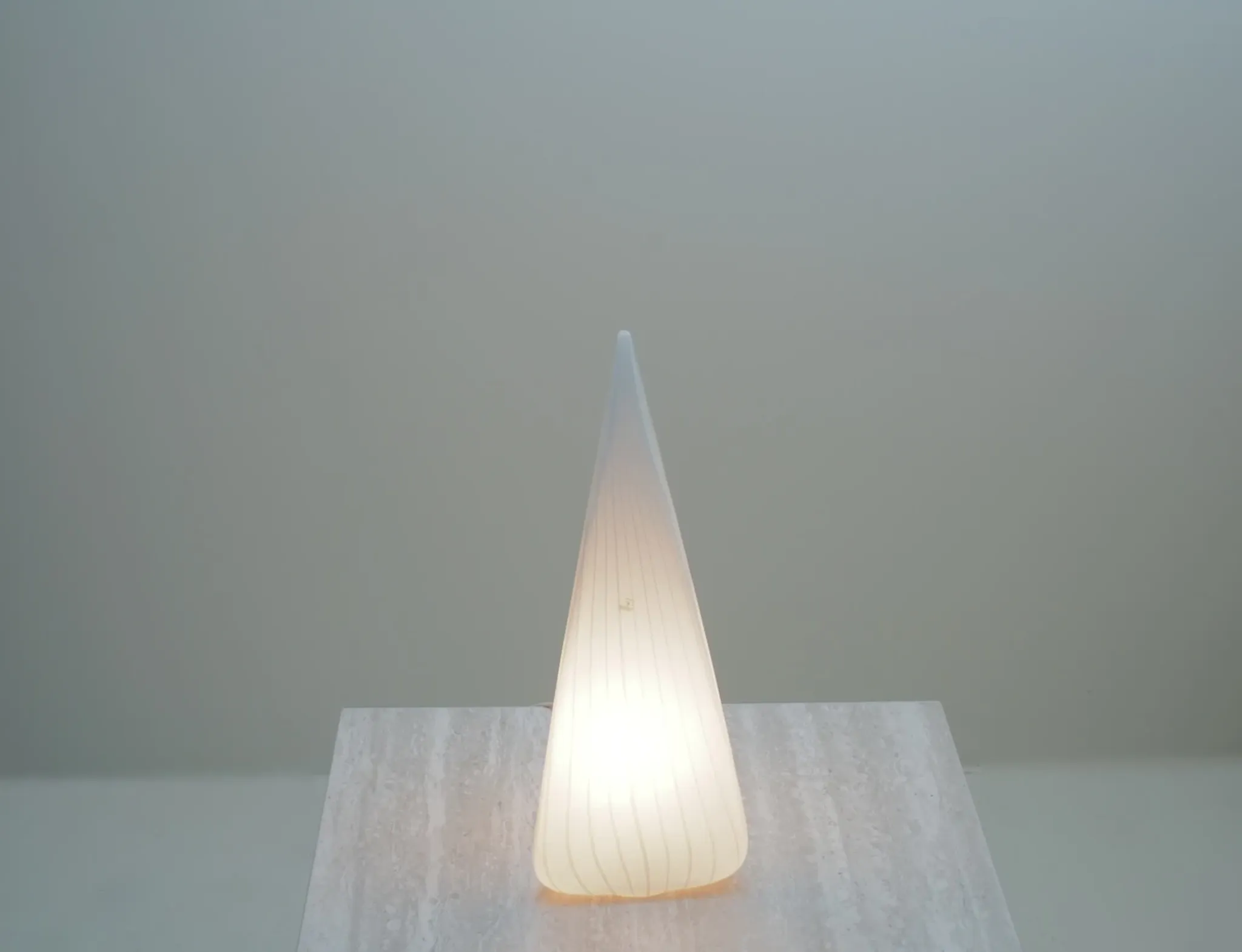 Conical lamp in Murano for Lino Tagliapietra
