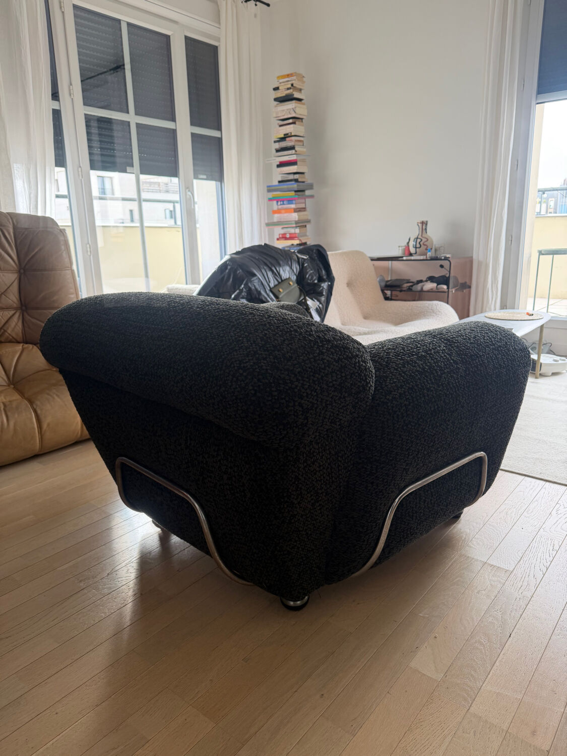 Italian tubular club chair 1970