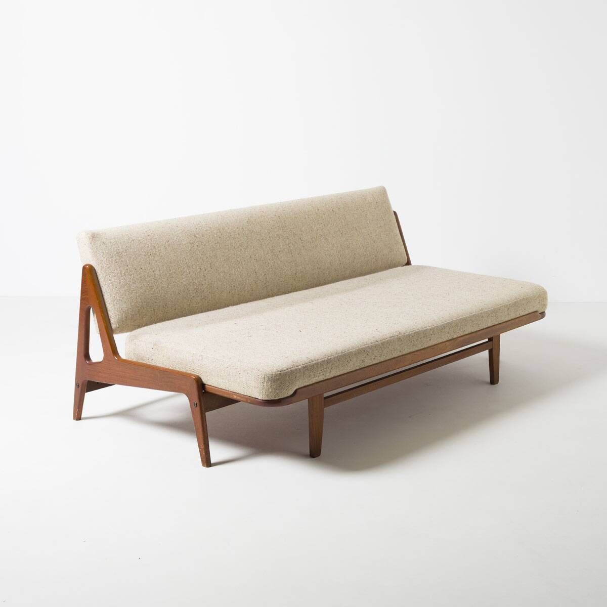Mid-century Teak Sofa / Daybed by Arne Wahl Iversen for Komfort, Denmark, 1