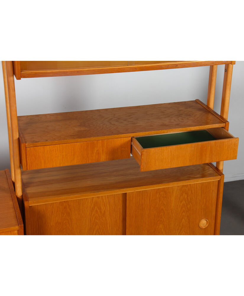 Vintage wooden wall unit by Frantisek Jirak, circa 1960