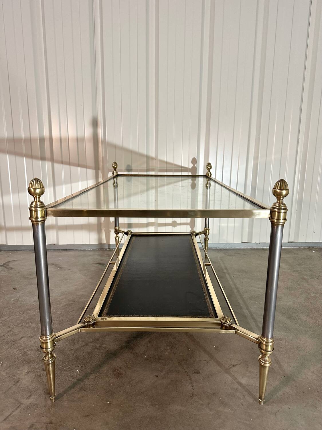 1970s bronze coffee table