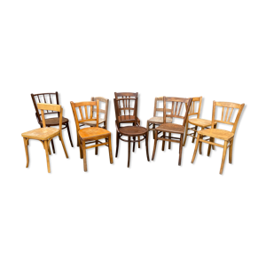 lot de 10 chaises bistrot