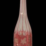 Old Baccarat crystal decanter with grape vine leaf decor