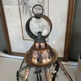 Ancient brass lantern 12 facets