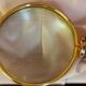 Magnifying glass and paper cutter box in leather and brass