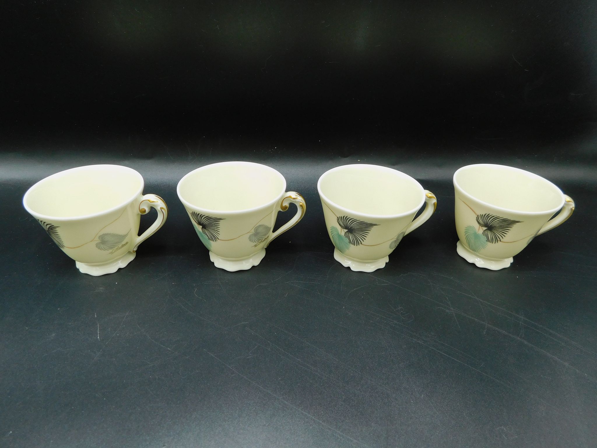 Coffee cups - Royal factory of Limoges D'Artois