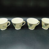 Coffee cups - Royal factory of Limoges D'Artois