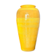 Yellow glazed ceramic vase