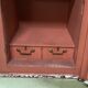 English cast iron safe without its key but open